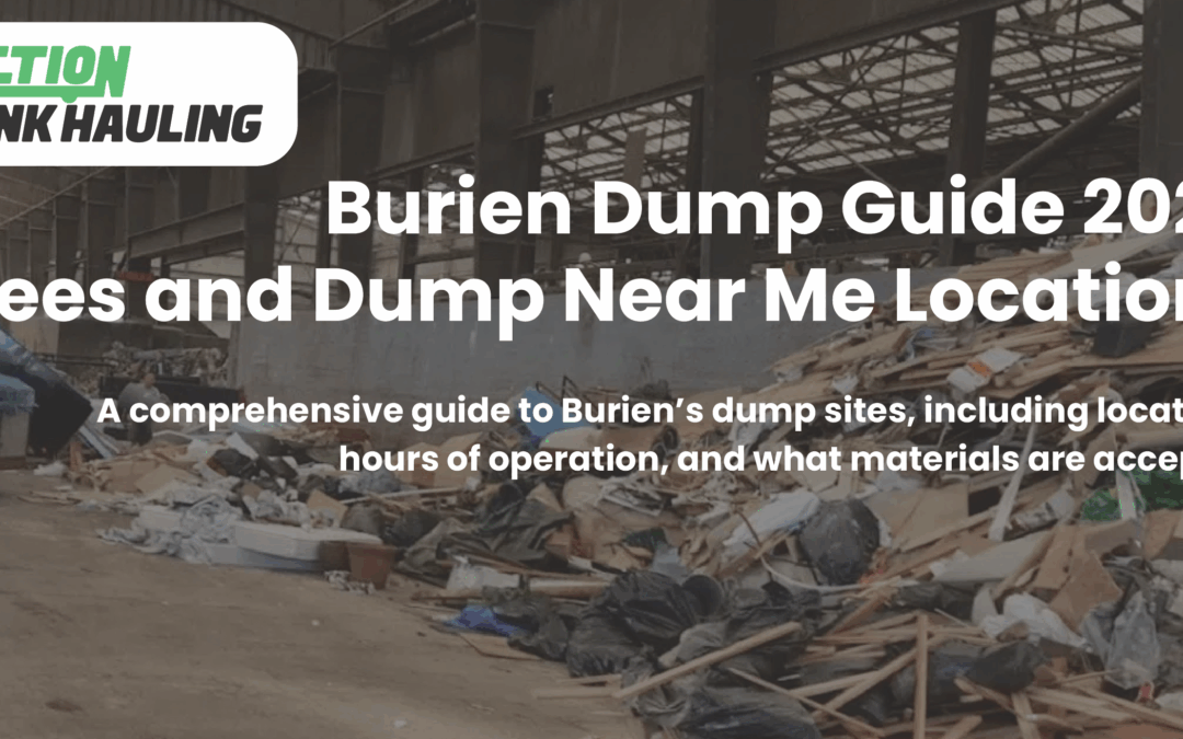 Burien Dump Guide 2026 – Fees and Dump Near Me Locations