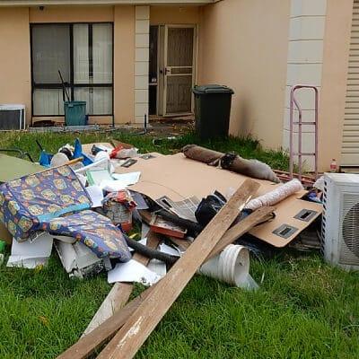 Pile of junk in attic