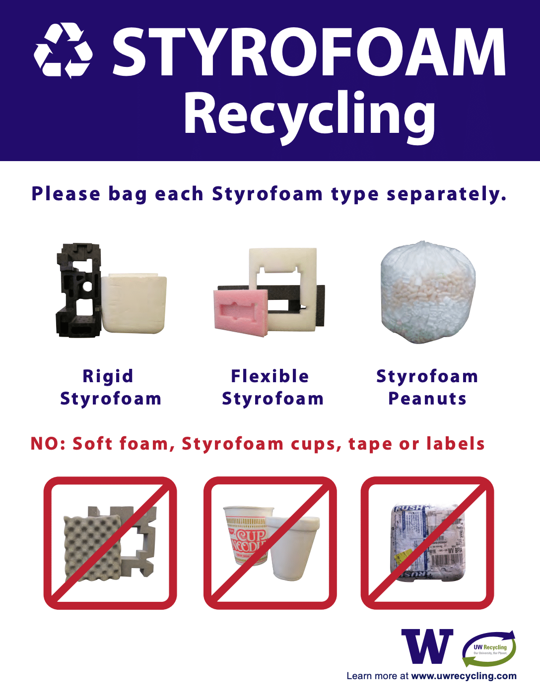styrofoam recycling seattle