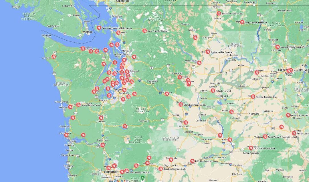 List of Dumps in Oregon State