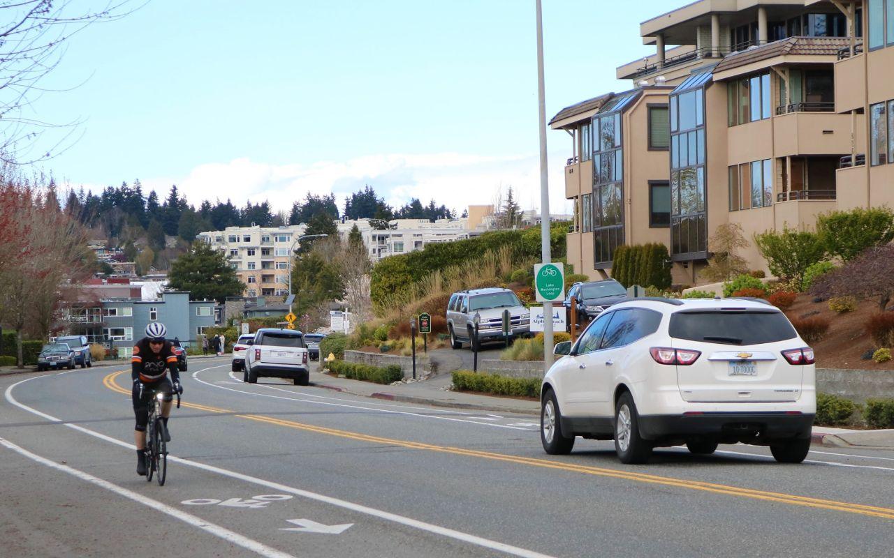 Downtown city center of Bellevue WA