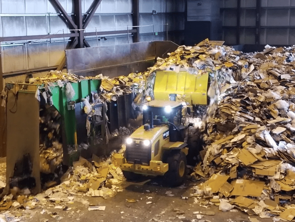 landfill-tractor-pushing-garbage-seattle